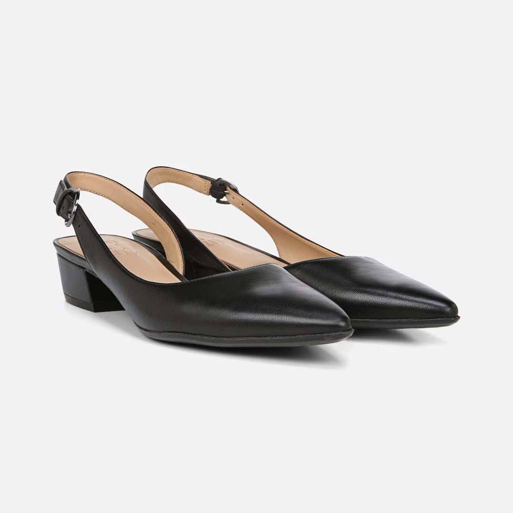Banks Pointed Toe Flat - Black
