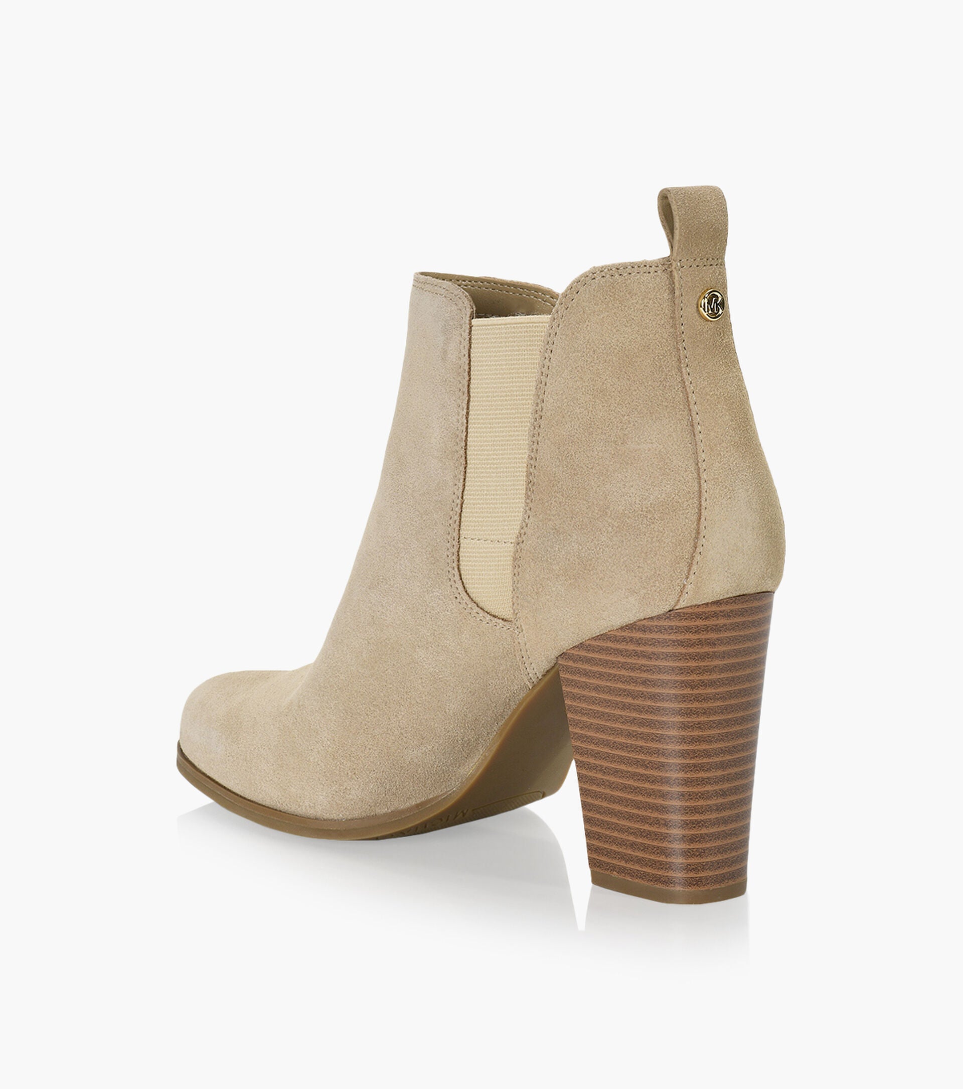 Evaline Heeled Bootie - Beige