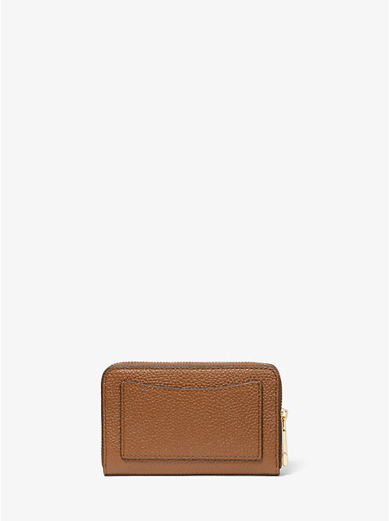 Michael KORS - Jet Set Small Pebbled Leather Wallet