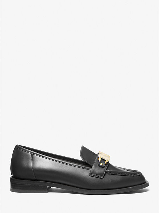 Tiegan Leather Loafer - Black