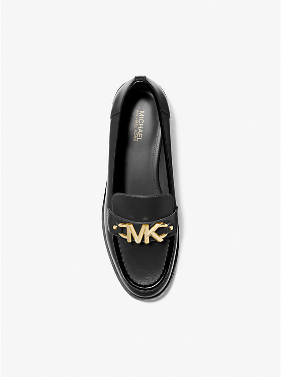 Tiegan Leather Loafer - Black