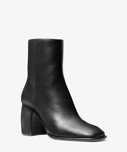 Maude Leather Boot - Black