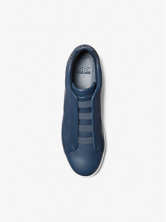 Keating Leather Slip-On Sneaker - Navy