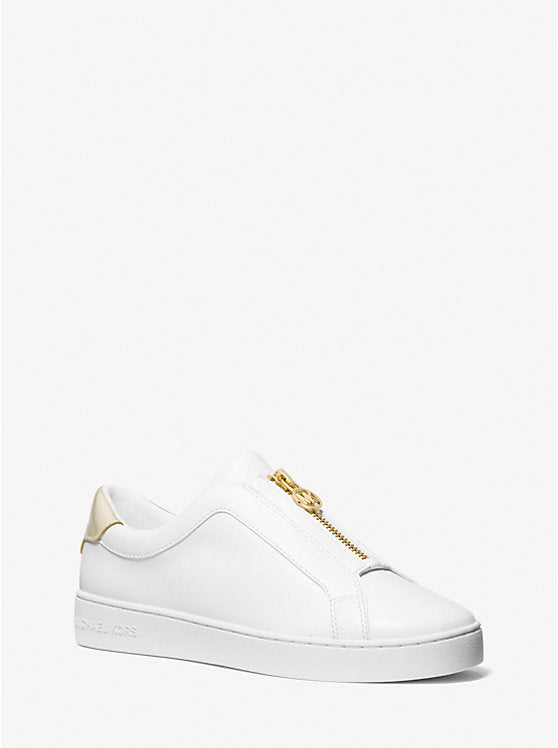 Keaton Zip Slip On - Pale Gold