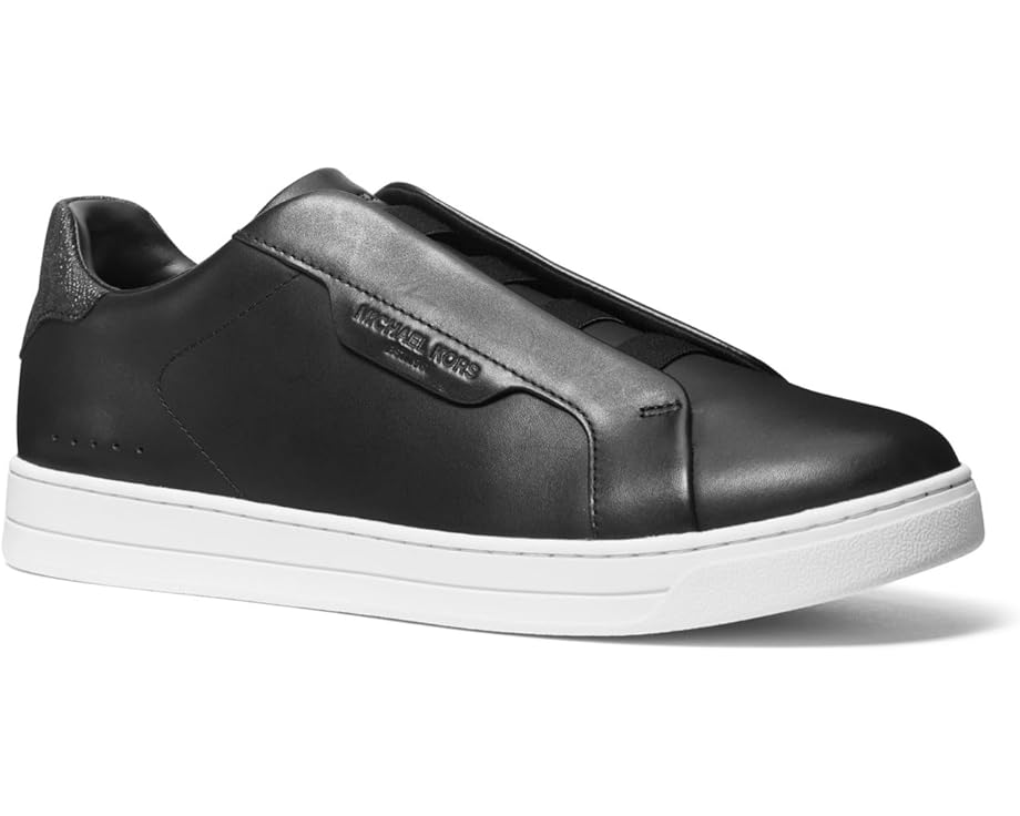 Keating Leather Slip-On Sneaker - Black
