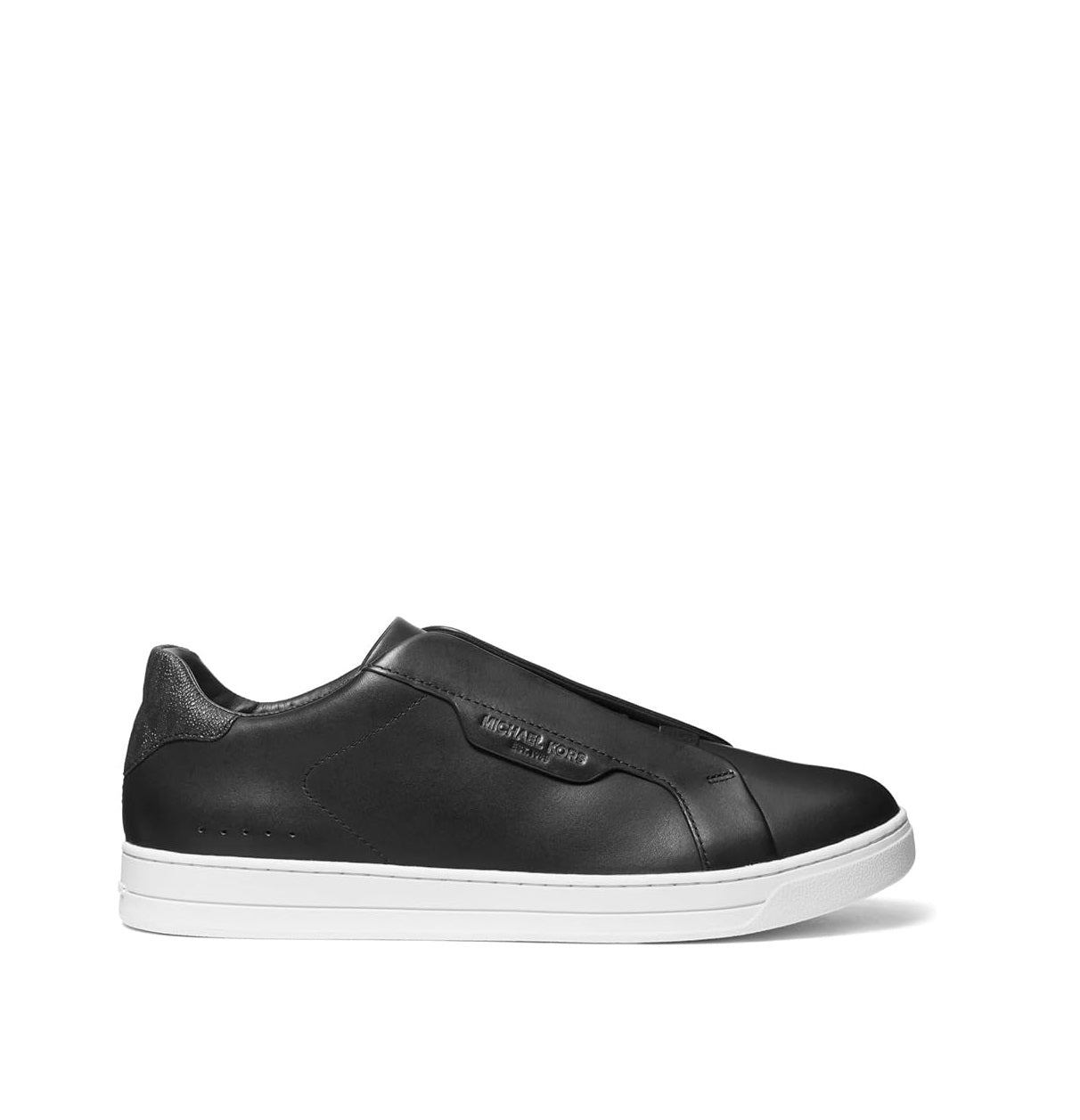 Keating Leather Slip-On Sneaker - Black