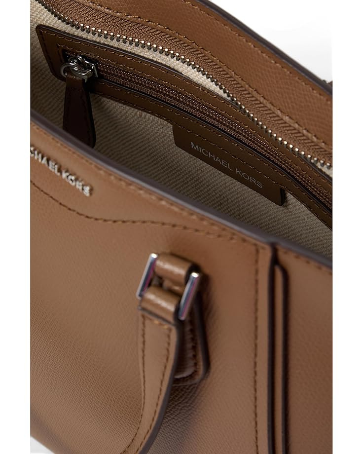 Taryn Small Leather Convertible Crossbody Bag - Driftwood