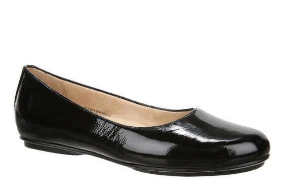 Maxwell Ballet Flat - Black Patent