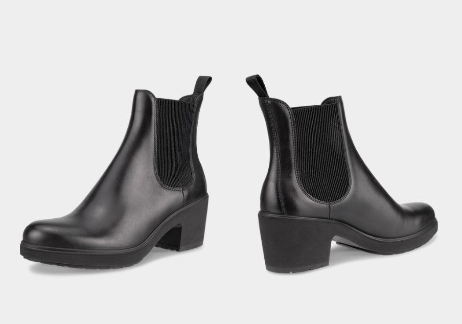 METROPOLE ZURICH TALL CHELSEA HIGH BOOT - BLACK