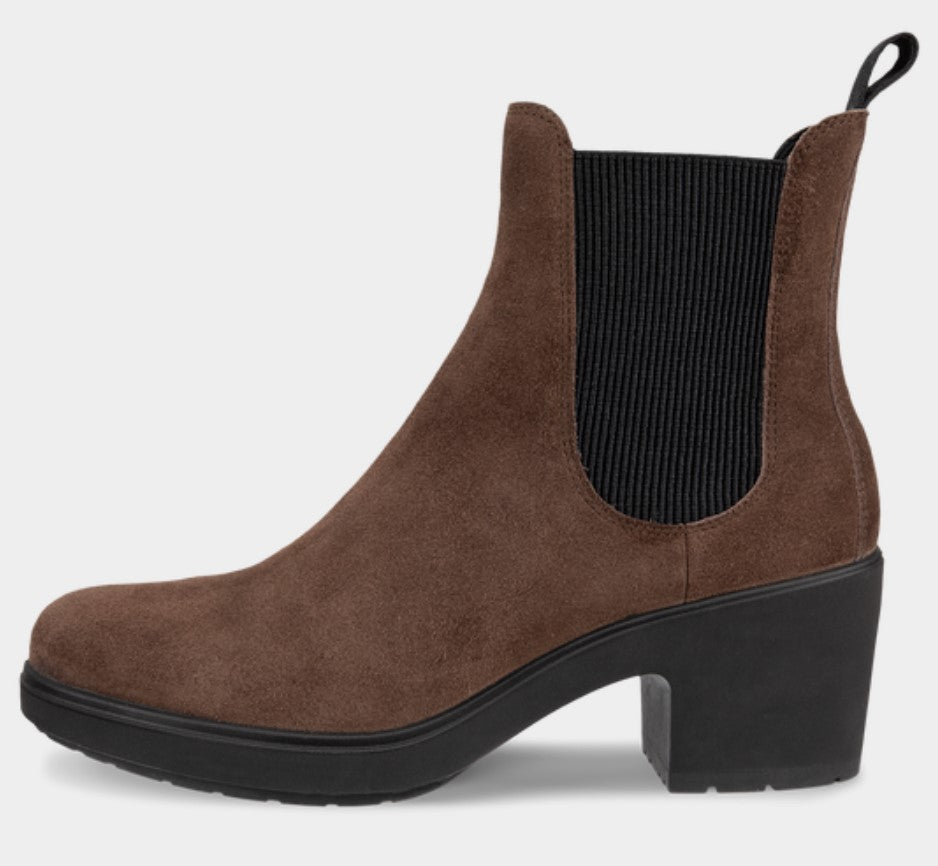 METROPOLE ZURICH TALL CHELSEA HIGH BOOT - COFFEE