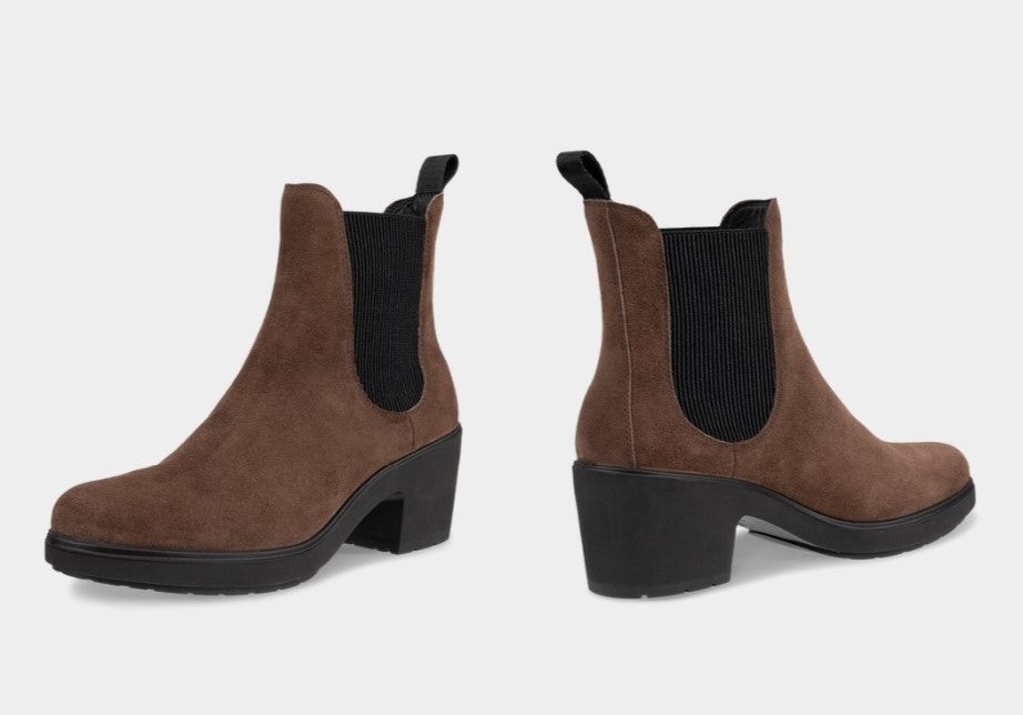 METROPOLE ZURICH TALL CHELSEA HIGH BOOT - COFFEE