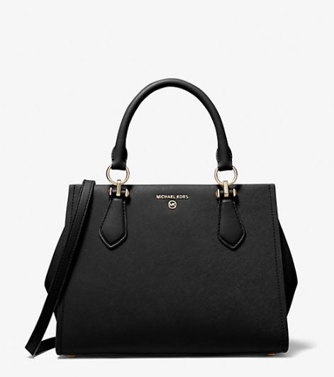 Marilyn Medium Saffiano Leather Satchel