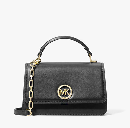 Delancey Small Leather Crossbody Satchel