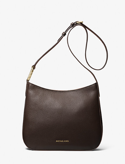 Kensington Large Pebbled Leather Crossbody Bag