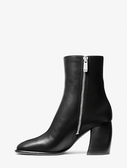 Maude Leather Boot - Black