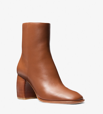 Maude Leather Boot - Luggage