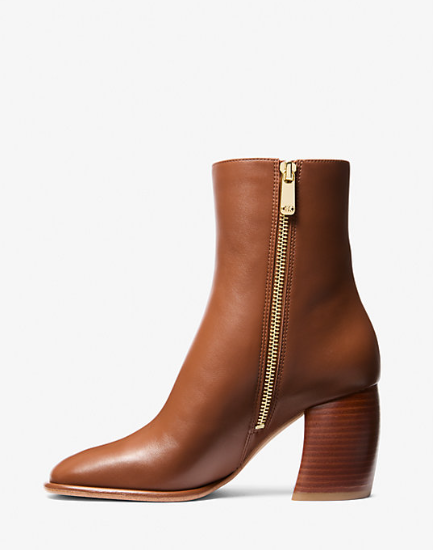 Maude Leather Boot - Luggage