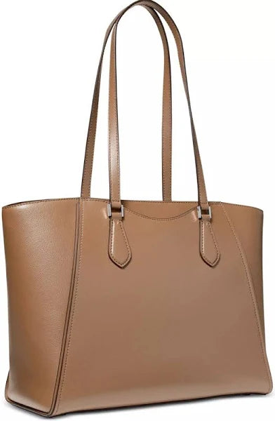 Taryn Large Leather Tote Bag - Driftwood