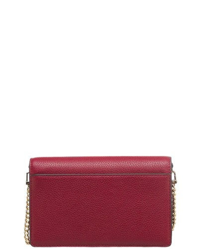 Jet Set Medium Pebbled Leather Crossbody Bag - Deep Red