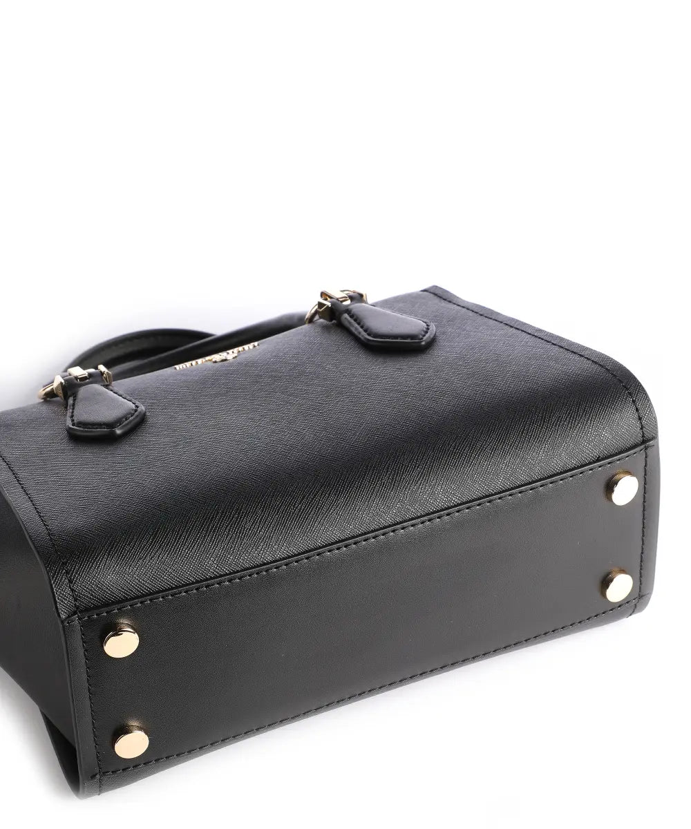 Marilyn Small Saffiano Leather Crossbody Bag - Black