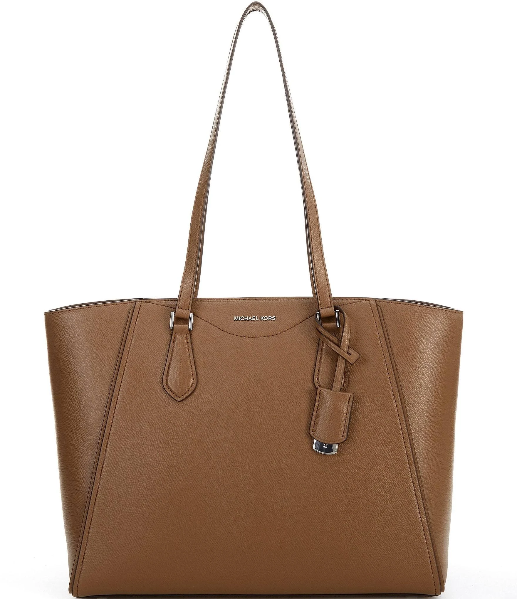 Taryn Large Leather Tote Bag - Driftwood