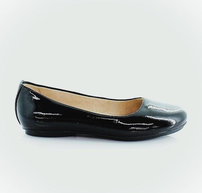 Maxwell Ballet Flat - Black Patent