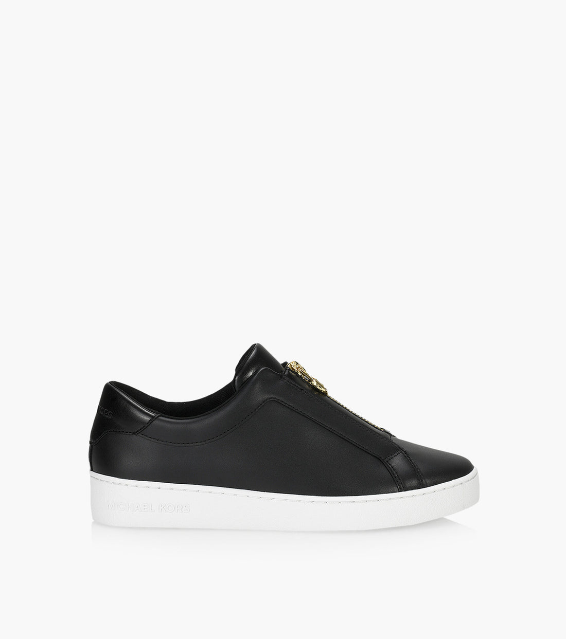 Keaton Zip Slip On - Black