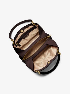 Kensington Large Pebbled Leather Tote Bag - Chocolate