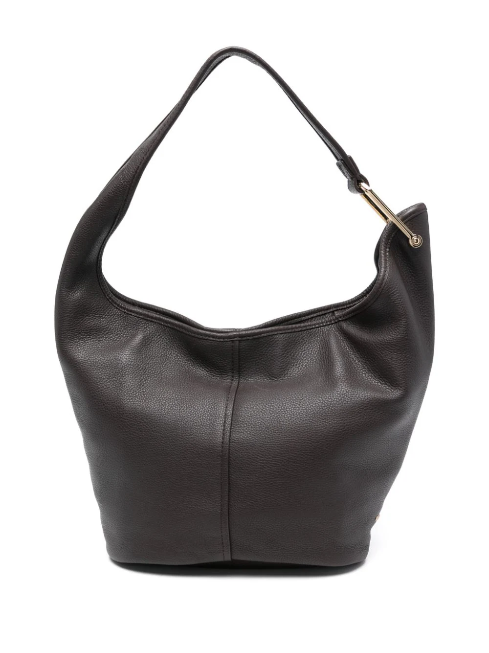 Sonny Leather Shoulder Bag - Black