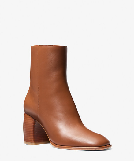 Maude Leather Boot - Luggage