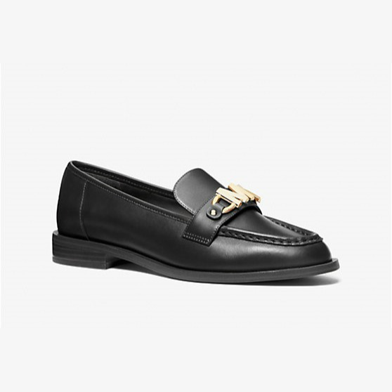 Tiegan Leather Loafer - Black