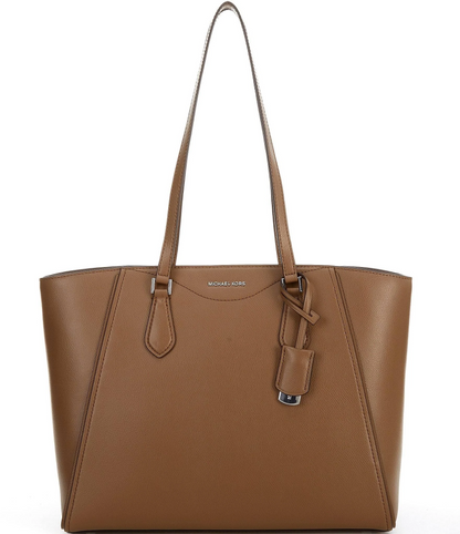 Taryn Large Leather Tote Bag - Driftwood